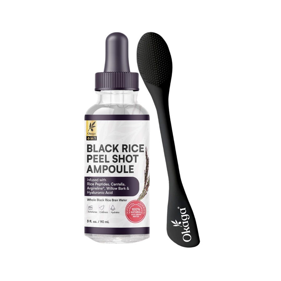 Black Rice Peel Shot Ampoule Exfoliator for Face