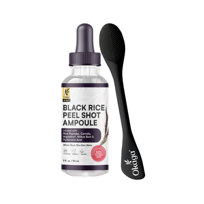 Black Rice Peel Shot Ampoule Exfoliator for Face