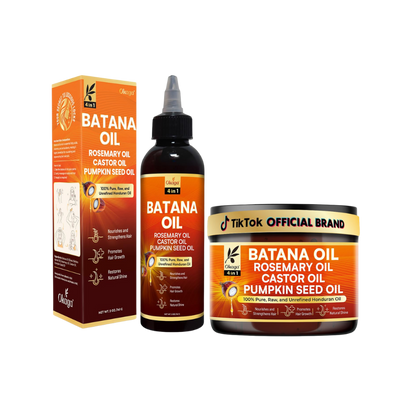 Batana Oil and Cream for Hair Growth Bundle