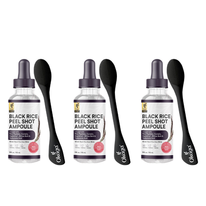 Black Rice Peel Shot Ampoule Exfoliator for Face