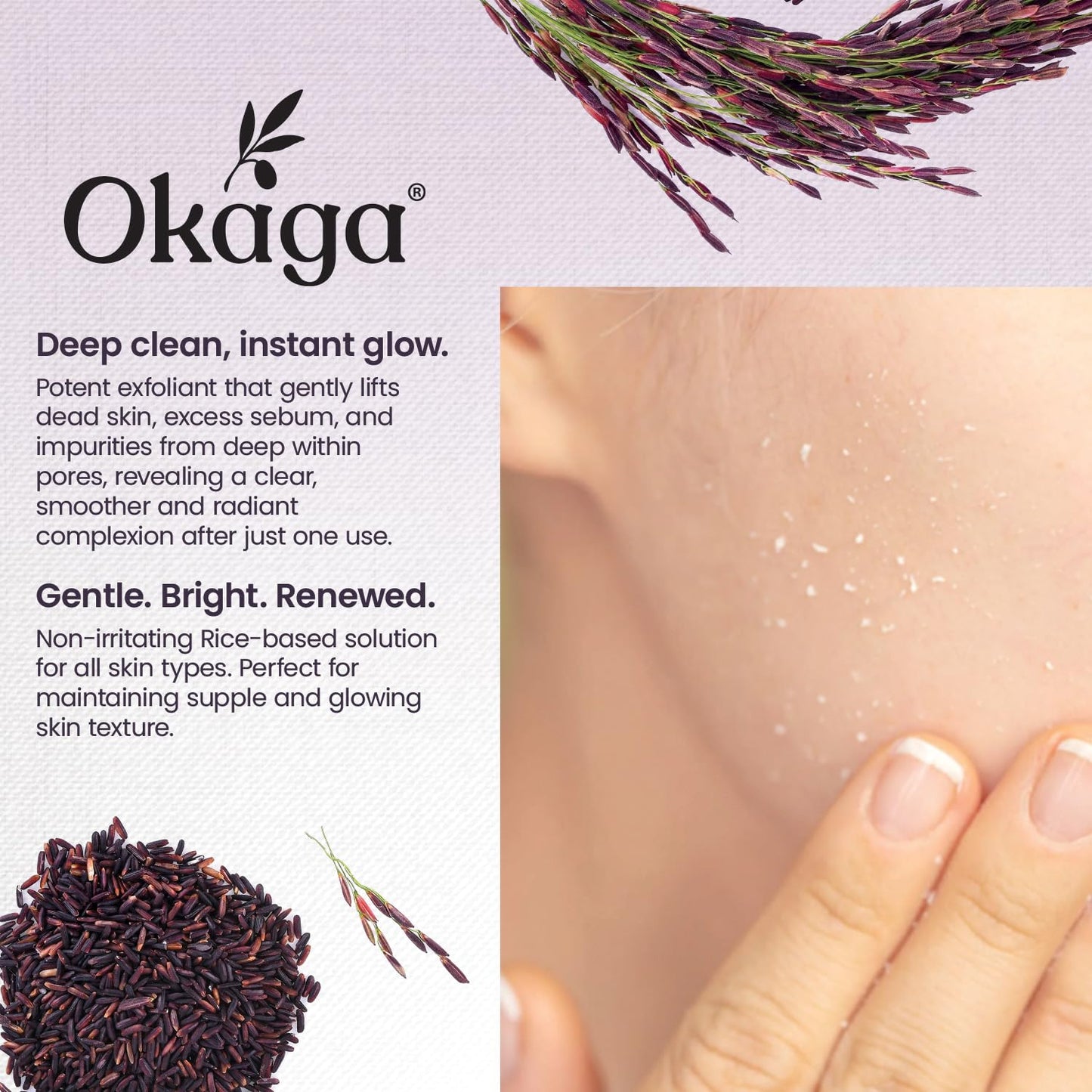 Black Rice Peel Shot Ampoule Exfoliator for Face