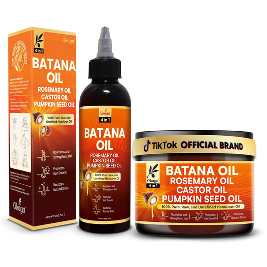 Batana Oil and Cream for Hair Growth Bundle