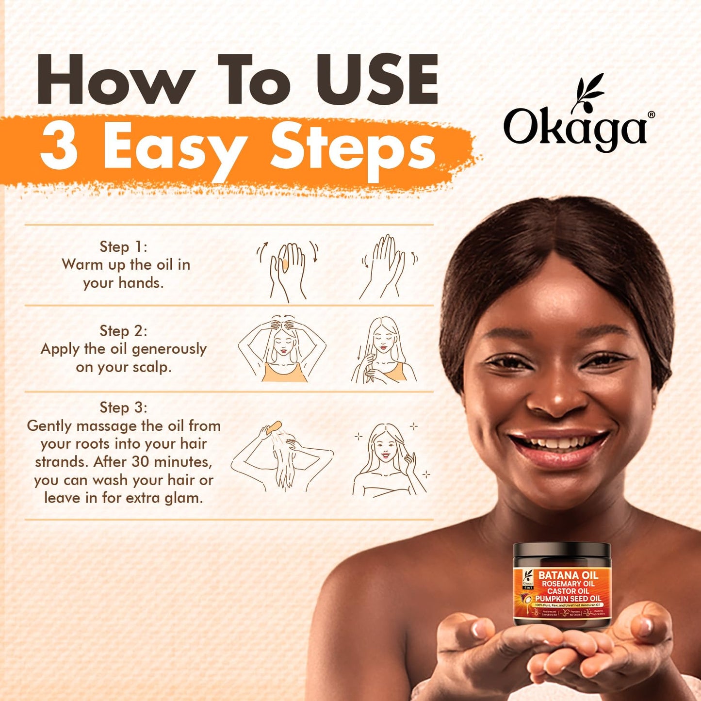 Batana Oil Cream for Hair Growth