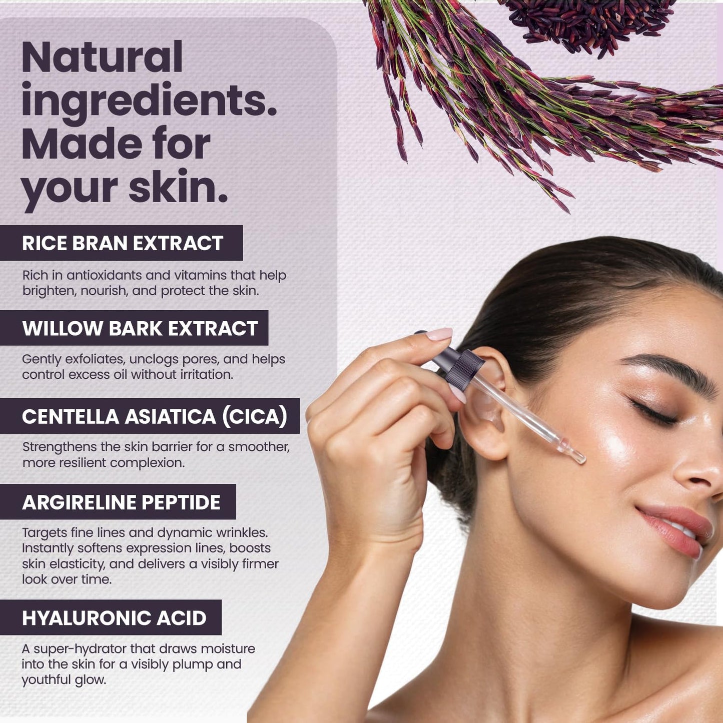 Black Rice Peel Shot Ampoule Exfoliator for Face