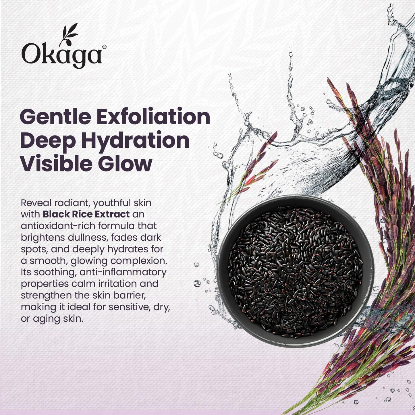 Black Rice Peel Shot Ampoule Exfoliator for Face