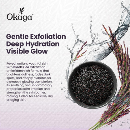 Black Rice Peel Shot Ampoule Exfoliator for Face